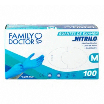 Guante de Nitrilo - Family Doctor Caja x 100 UNID